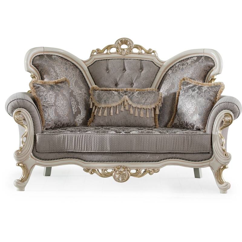 Branza 4 Pieces Living Room Sets 1 Sofa 1 Loveseat 2 Chair