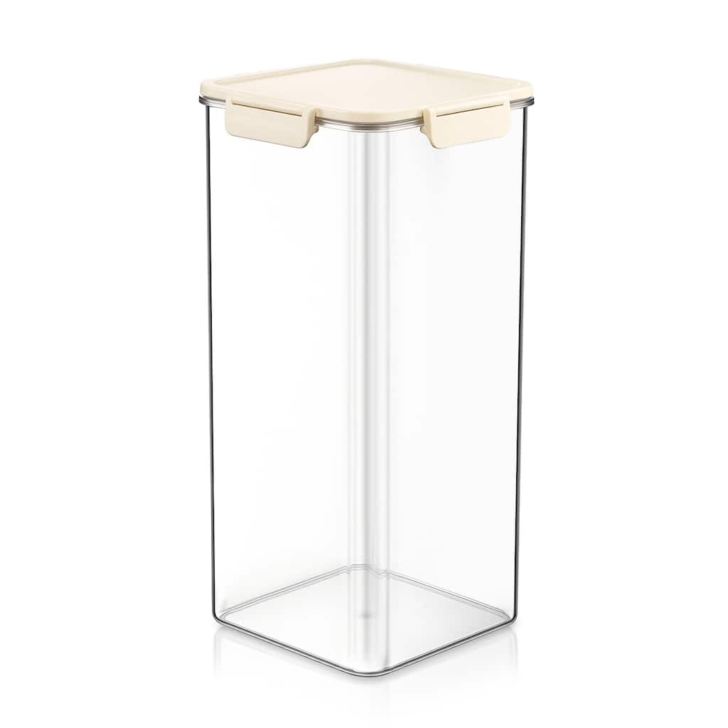 Sorbus Airtight Food Storage Container, Clear Stackable Canister for Pantry, Rice, Pasta, Cereal & Snacks