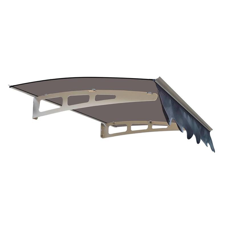 Wall-mounted window and door awnings for wooden wall rooms