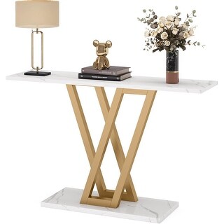 Hallway Console Table, 43 Inch Sofa Table for Entryway or Living Room ...
