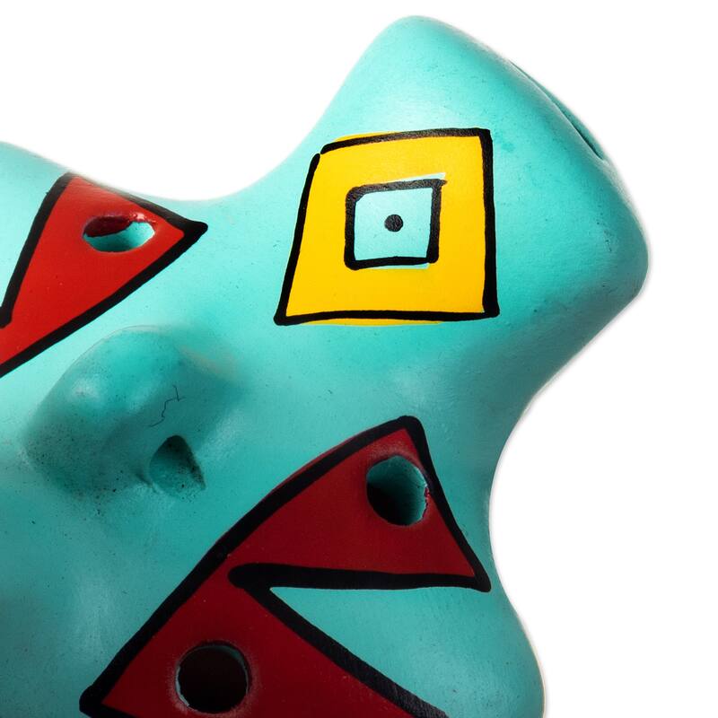 Novica Handmade Night Chant Ceramic Ocarinas (2 Pieces)