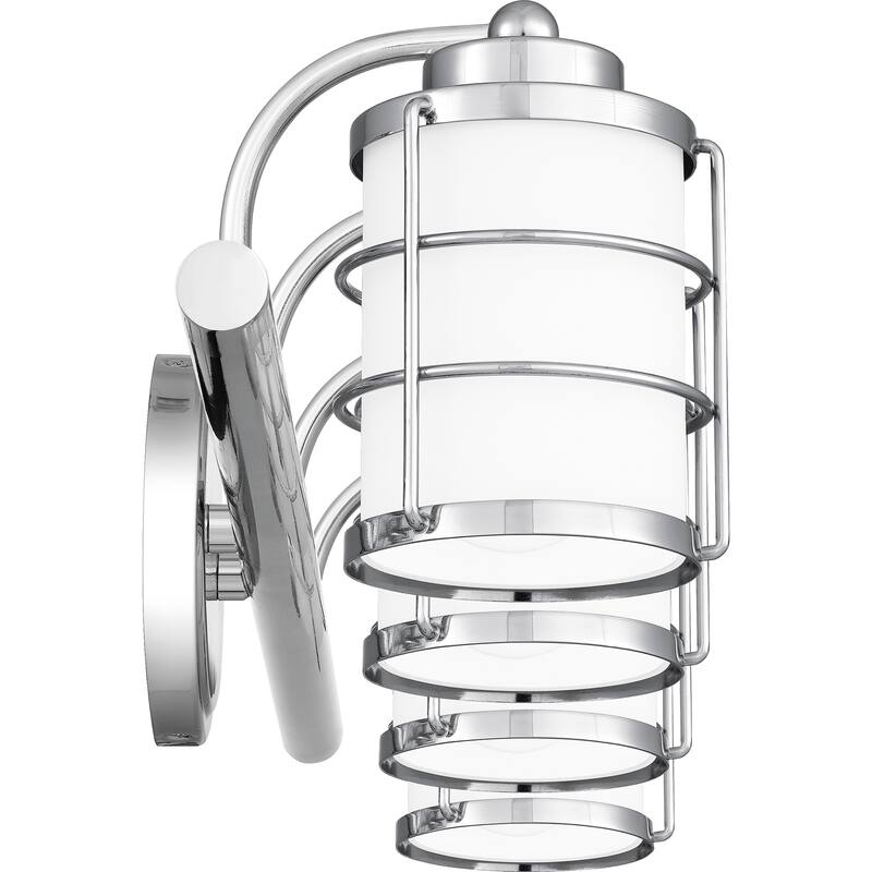 Hazlett 4-Light Polished Chrome Vanity Light