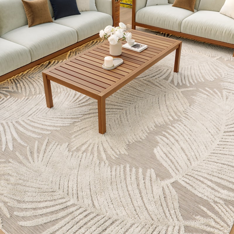 Nourison Suncoast Indoor/Outdoor Nature Area Rug.