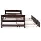 preview thumbnail 10 of 30, Wood Twin Size Platform Captain Beds with Twin Size Trundle