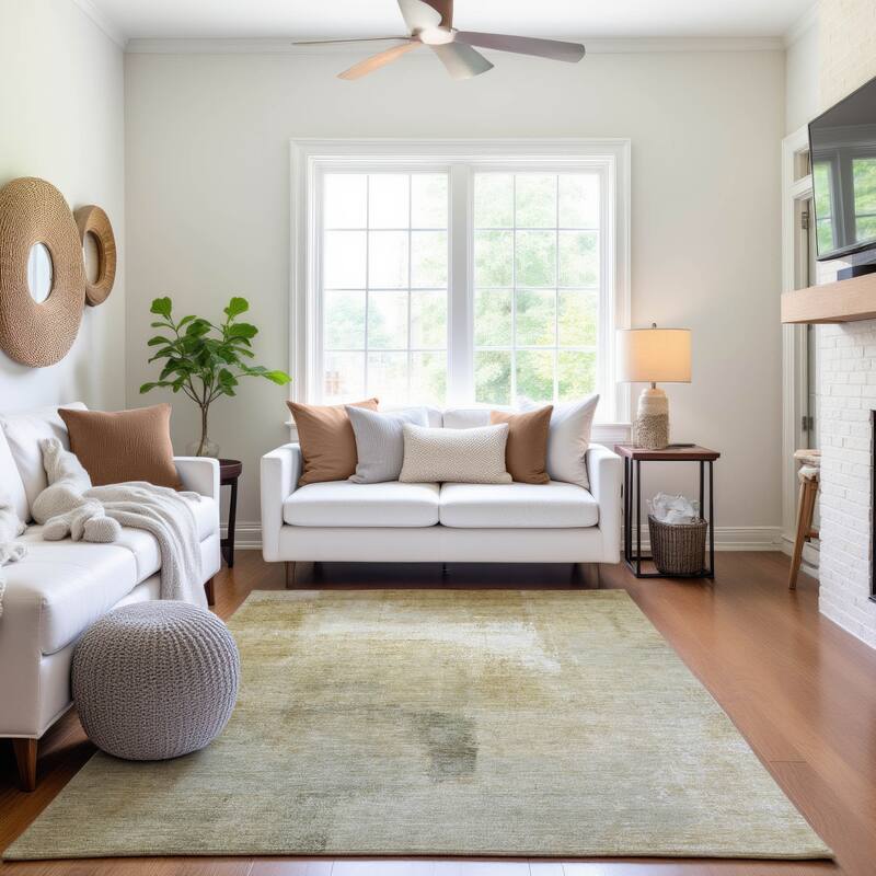 Premium Washable Super Soft Ombre Solid Mayfield Rug