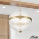 preview thumbnail 1 of 6, Hunter Bay Hollow Alturas Gold with Clear Glass 1 Light Pendant - Transitional, Modern - Kitchen, Dining Room, Entryway Alturas Gold