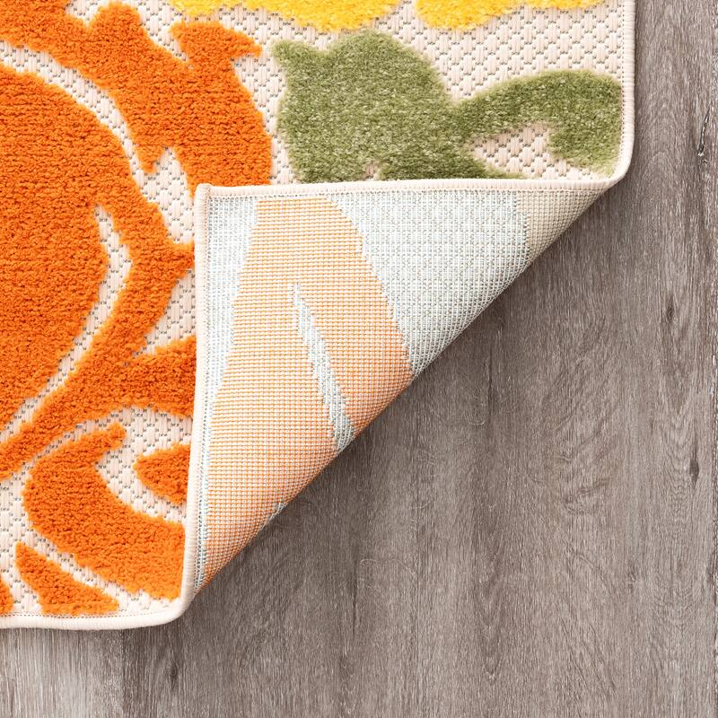 Origin Coastal Floral Indoor/Outdoor Area Rug