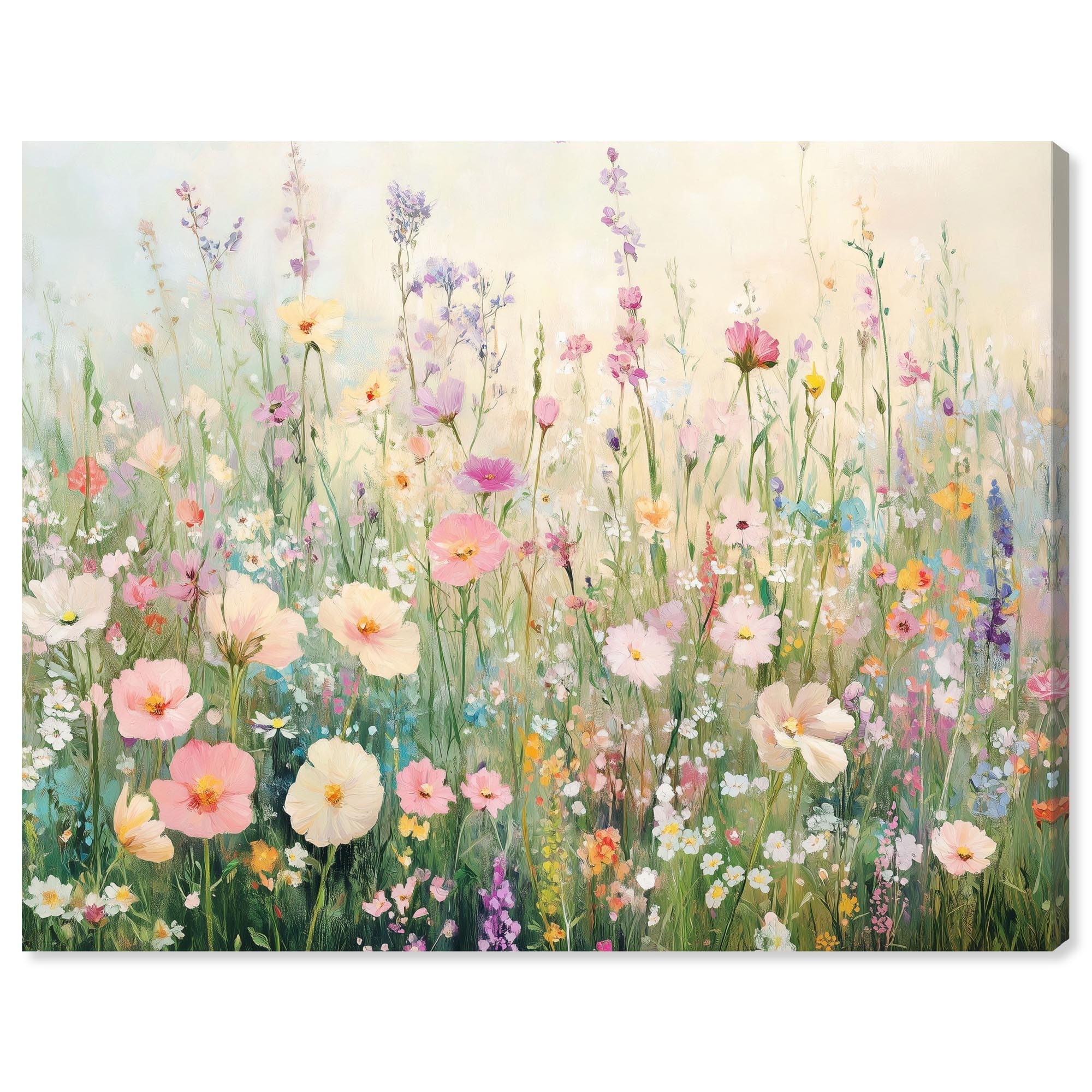 Soft Focus Flora I Farmhouse Art Canvas Print by Art Remedy