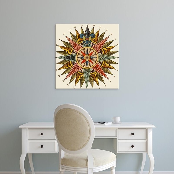 Easy Art Prints Fab Funky's 'Nautical Star' Premium Canvas Art