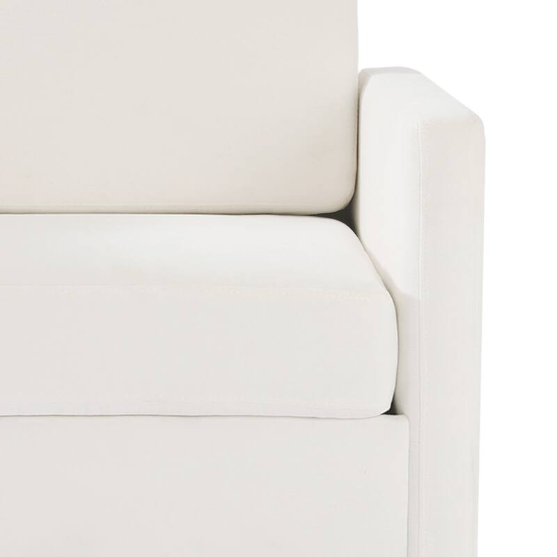 Modern Upholstered Swivel Accent Arm Chair