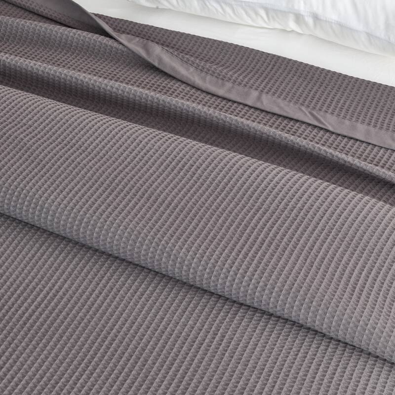Luxurious Cotton Super Soft Waffle Weave Knit Blanket