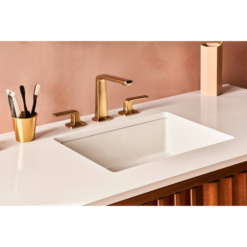Robern TB49UCO-8 49" Quartz Vanity Top for Widespread Faucet