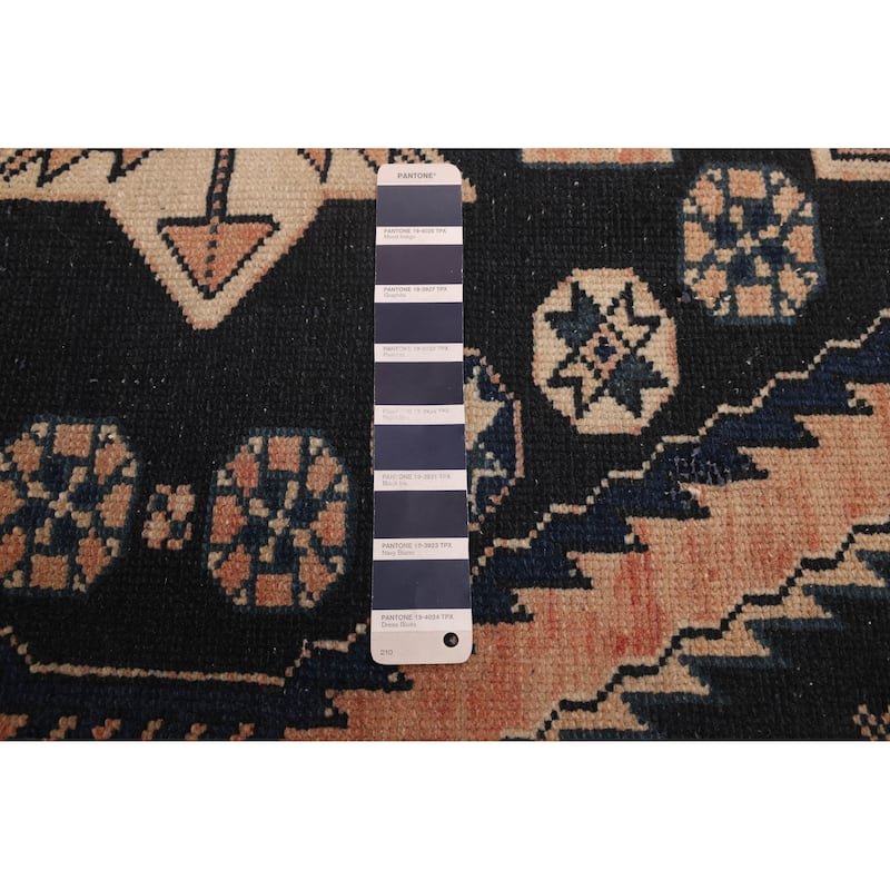 ECARPETGALLERY Hand-knotted Antalya Vintage Navy Wool Rug - 3'3 x 5'11