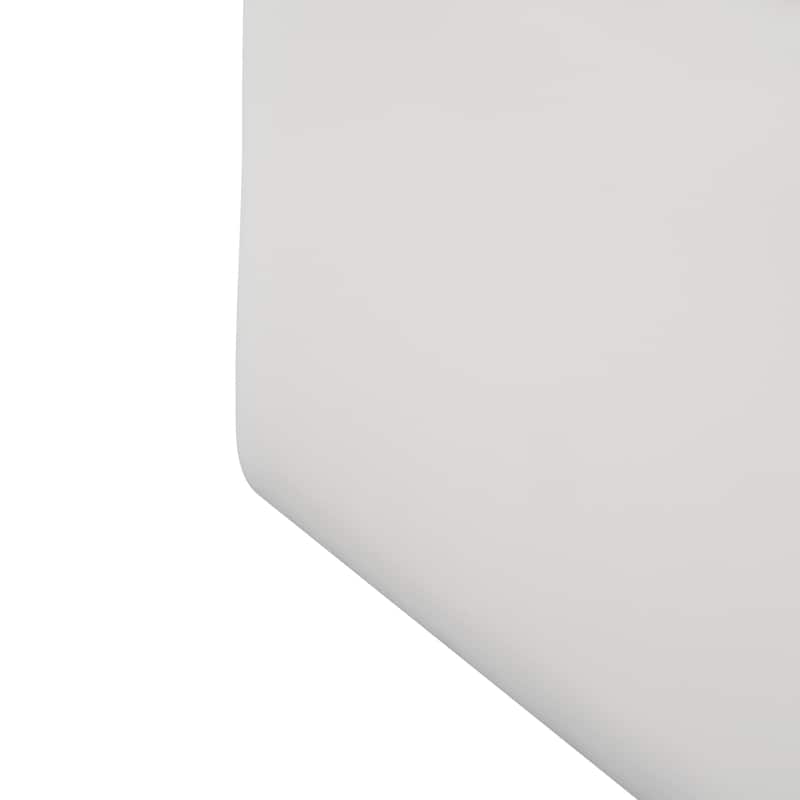 Roomfitters Square Upholstered Ottoman Coffee Table with Modern Low Profile Design