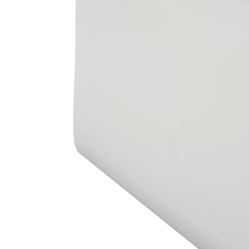 Upholstered Square Ottoman - Cream Soft Neutral Home Decor