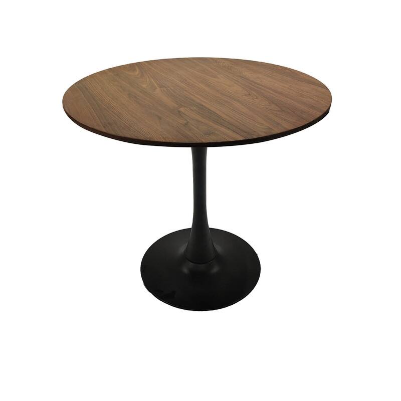 31.5" Round Dining Table 2-4 People with MDF Table Top&Pedestal Base(only table)