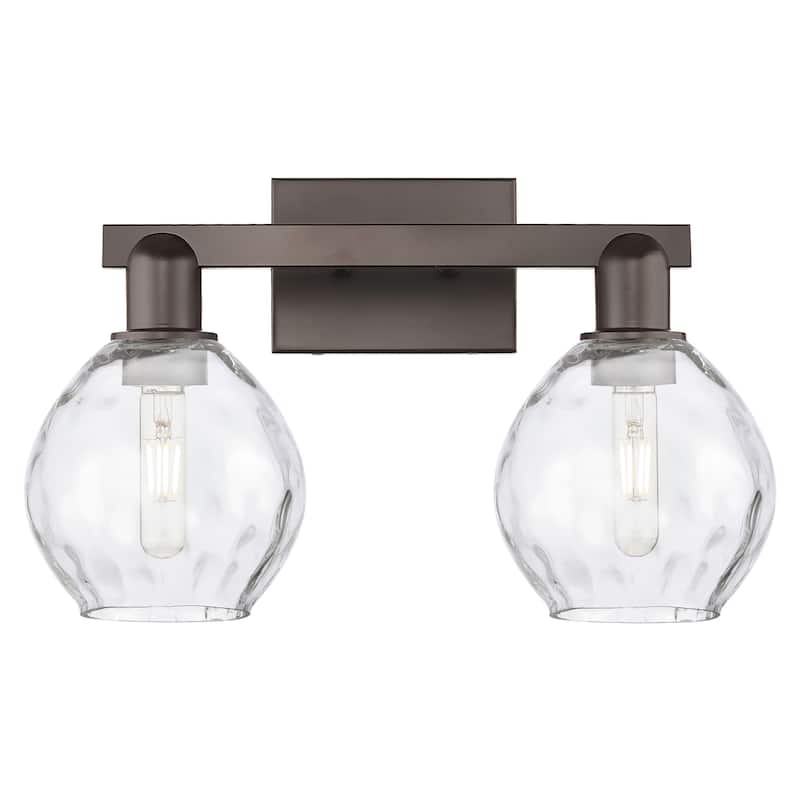 Innovations Lighting 716-2W-11-17 Waverly Vanity Waverly 2 Light 17" - Oil Rubbed Bronze / Clear