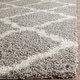 preview thumbnail 2 of 23, SAFAVIEH Dallas Shag Giusy Trellis 1.5-inch Thick Rug