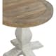 Napa Reclaimed Wood Round End Table by Martin Svensson Home