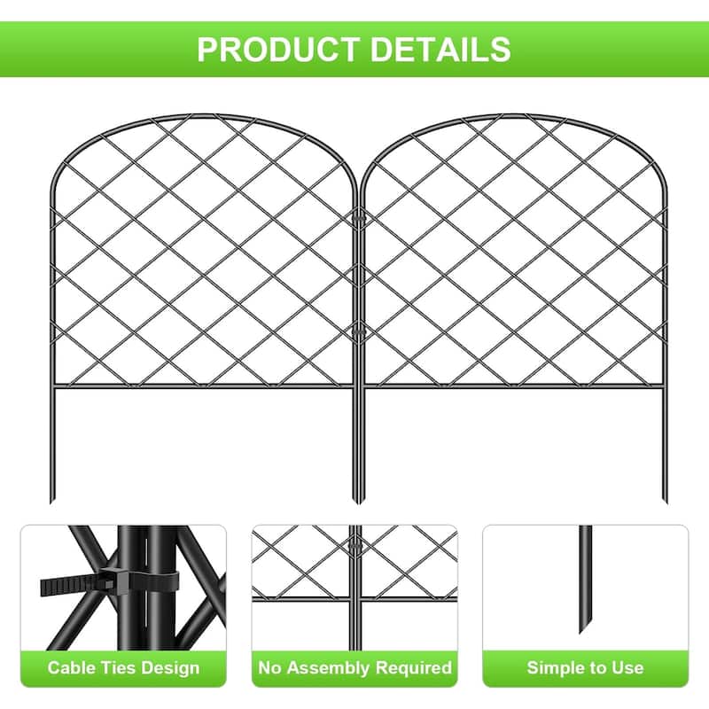 Free Assembly Decorative Garden Fence