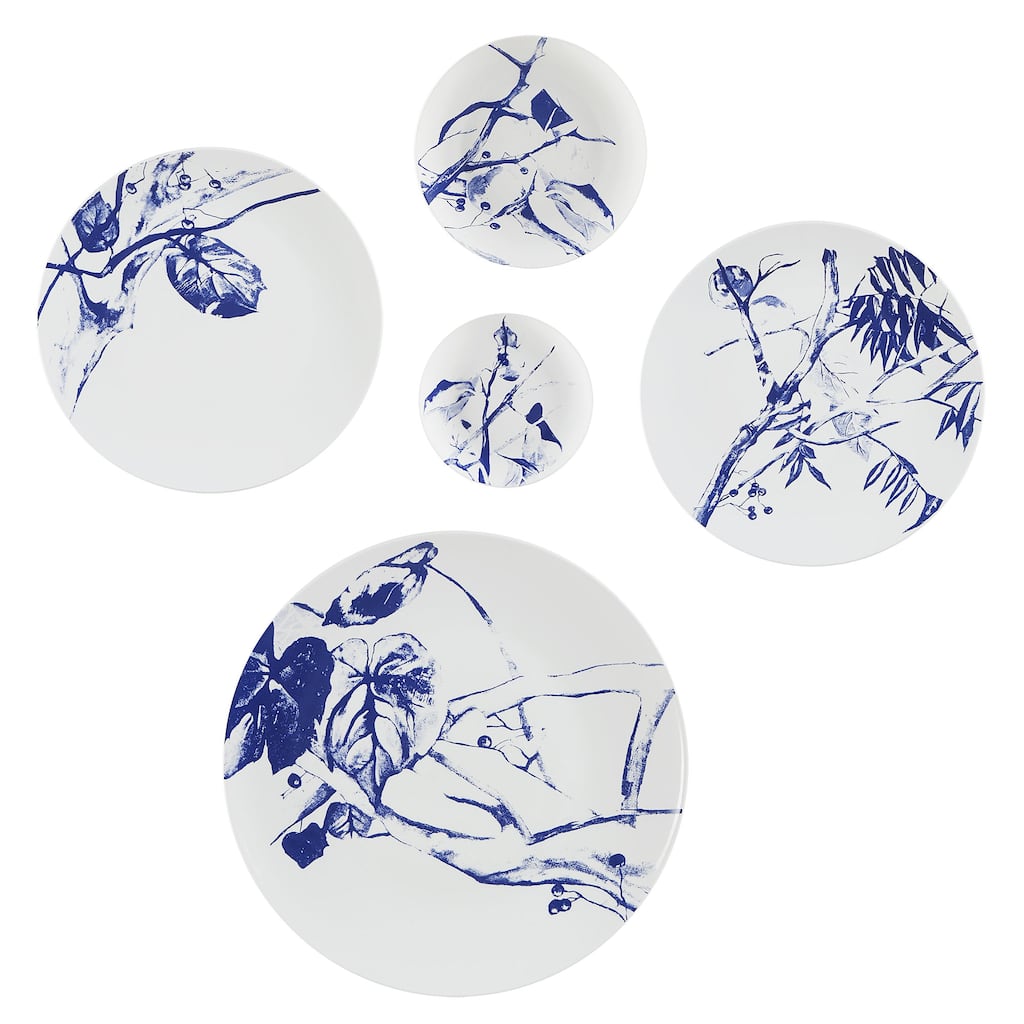 Renwil Narine 5 Piece Wall Art, White