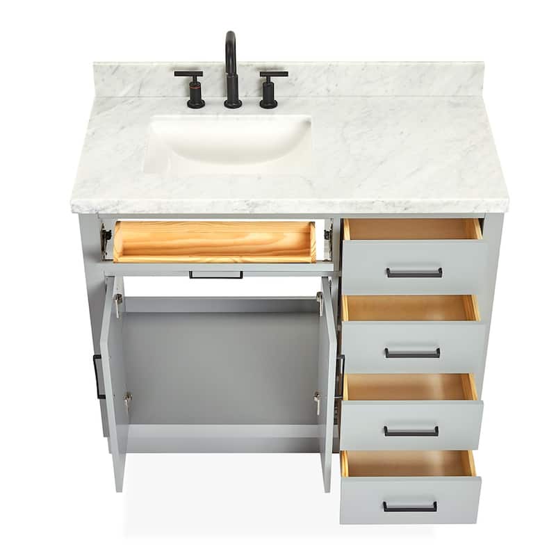 Ariel T043SLCWRVO Hepburn 43" Free Standing Single Basin Vanity Set