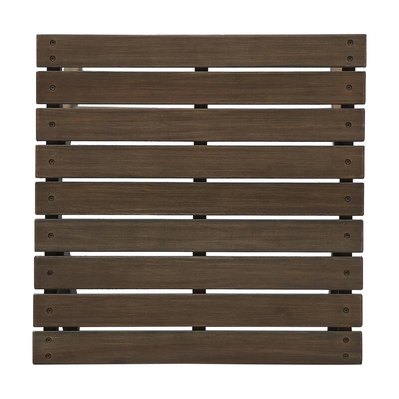 Sedona Outdoor Wooden Side Table by Christopher Knight Home
