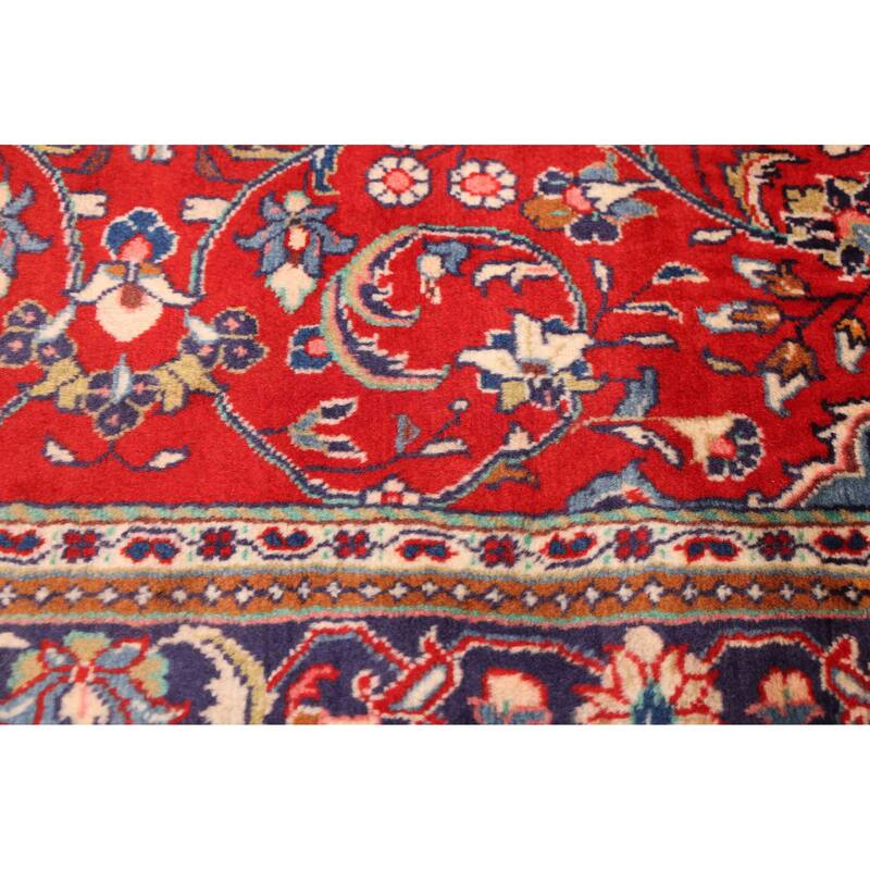 ECARPETGALLERY Hand-knotted Kayseri Vintage Red Wool Rug - 4'4 x 6'11