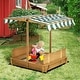 preview thumbnail 1 of 6, Kids Sandbox with Cover - Multi Multi
