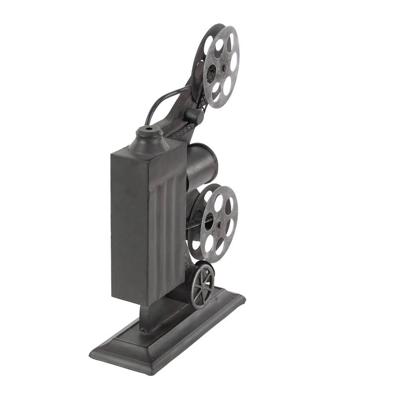 Black Metal Camera Film Decorative Sculpture