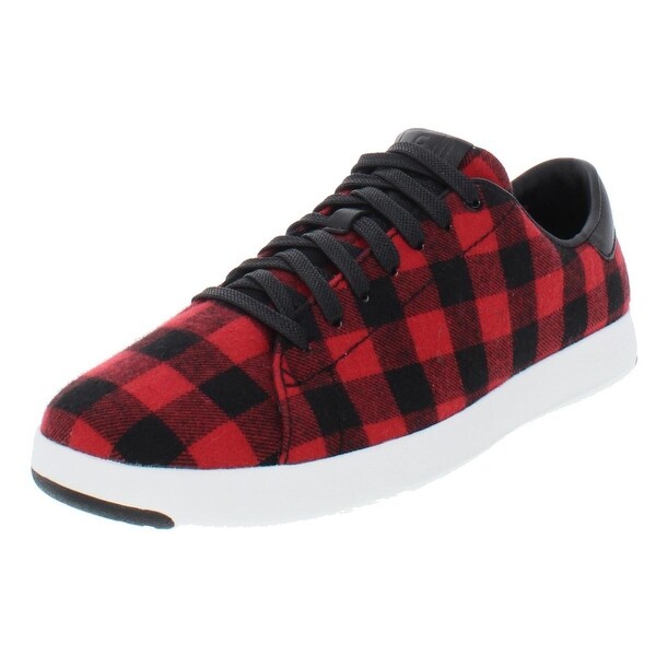 plaid tennis shoes