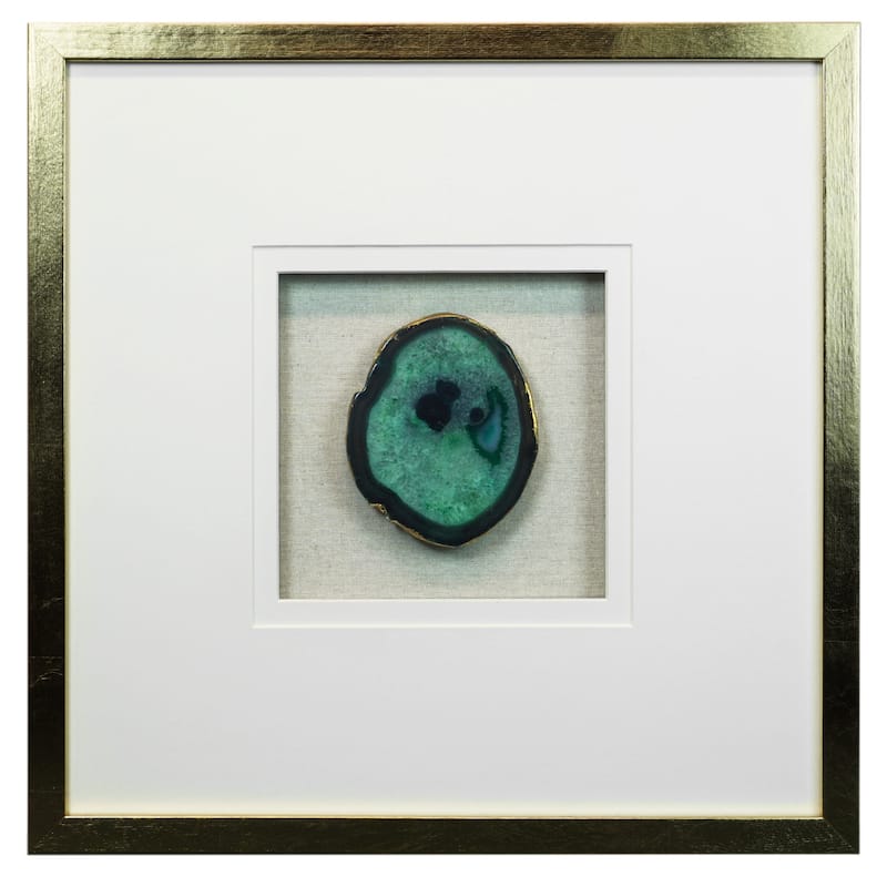 HUJI Agate Shadow Box Wall Decor