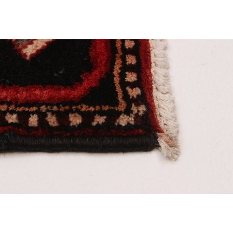 ECARPETGALLERY Hand-knotted Anadol Red Wool Rug - 3'5 x 9'6