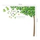preview thumbnail 2 of 1, Walplus Wall Sticker Decal Green Falling Leaves Tree Home Art Decor
