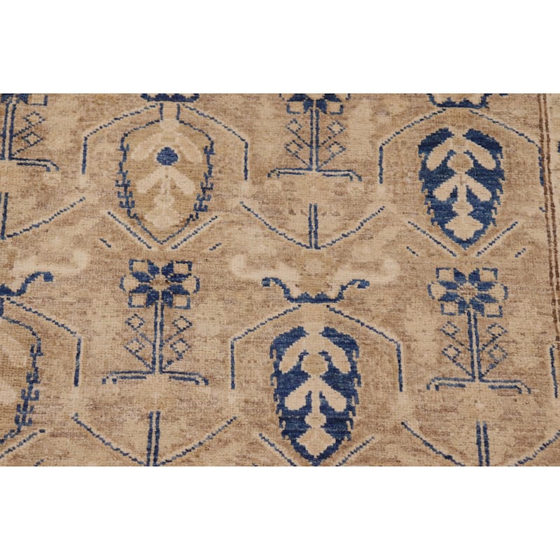 Vintage Herati Bidjar Hand Knotted Wool Rug