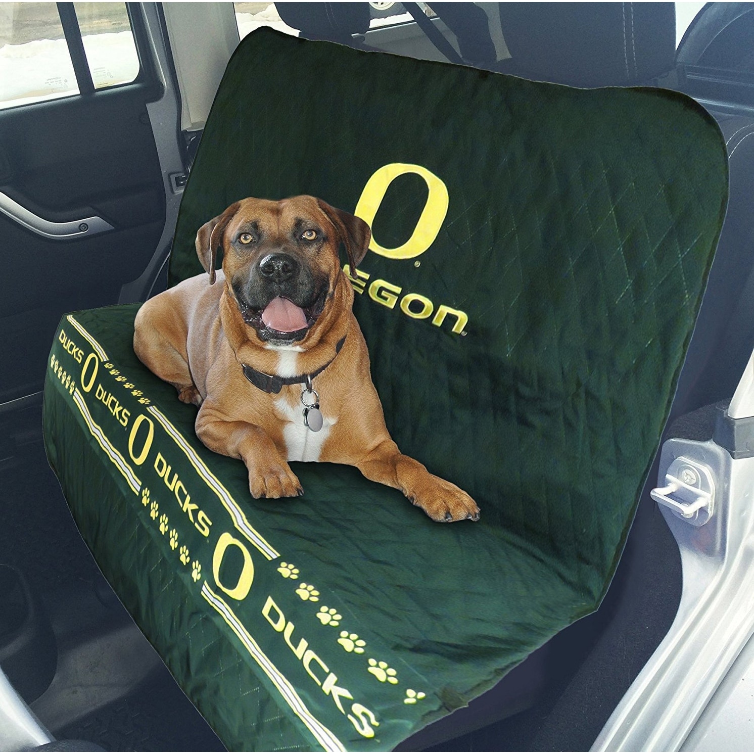 LSU Tigers Premium Pet Dog Waterproof Car Seat Cover