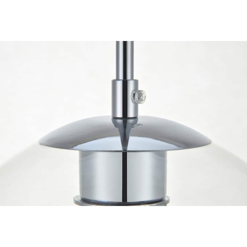 1-Light Pendant with 8 inch Clear Glass