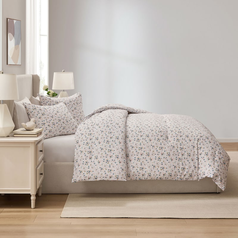 Empyrean Modern Comforter - 3 Piece Floral