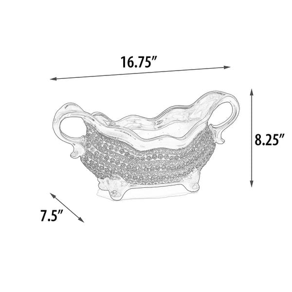 Amber Floral Tureen 7.48" x 16.73" x 8.26" Bed Bath & Beyond 38216516