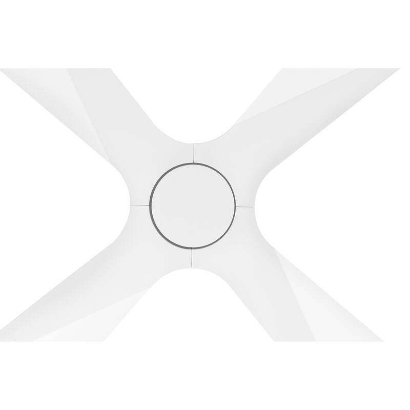 MLiAN 54 In. 4 -ABS Blades Wet Rated Outdoor Ceiling Fan with Remote