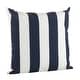 preview thumbnail 3 of 3, Classic Wide Stripe Poly Filled Throw Pillow