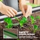 preview thumbnail 33 of 34, Outsunny 2PCS Galvanized Raised Garden Bed, Raised Beds for Gardening with Plant Support Stakes and Rubber Strap Edging