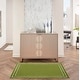 preview thumbnail 41 of 63, Nourison Essentials Indoor/Outdoor Solid Area Rug 2' x 4' - Green/Ivory