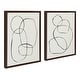preview thumbnail 16 of 40, Kate and Laurel Sylvie Modern Circles Framed Canvas Set by Teju Reval