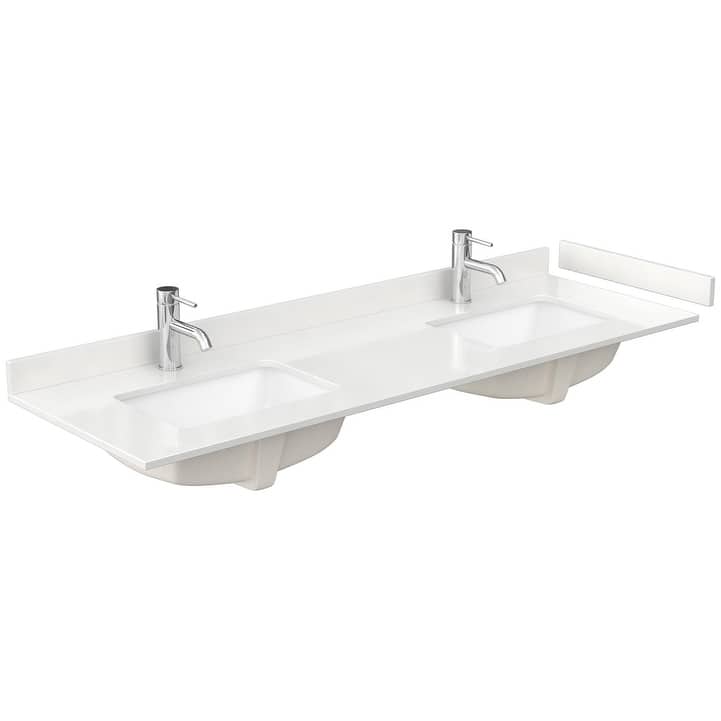 Wyndham Collection WCF292966D-QTZ-UNSMXX Miranda 66" Free Standing