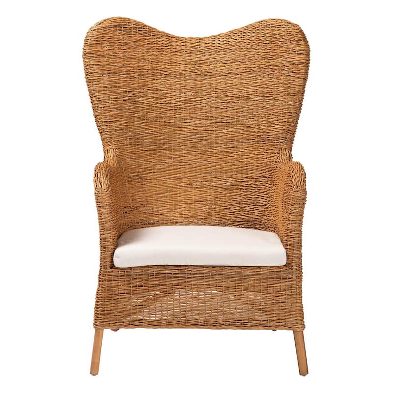 Terra Bohemian Light Honey Rattan Arm Chair