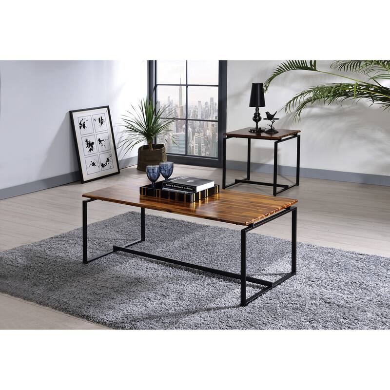 Jurgen 3PCs Oak & Finish Pack Coffee & End Set