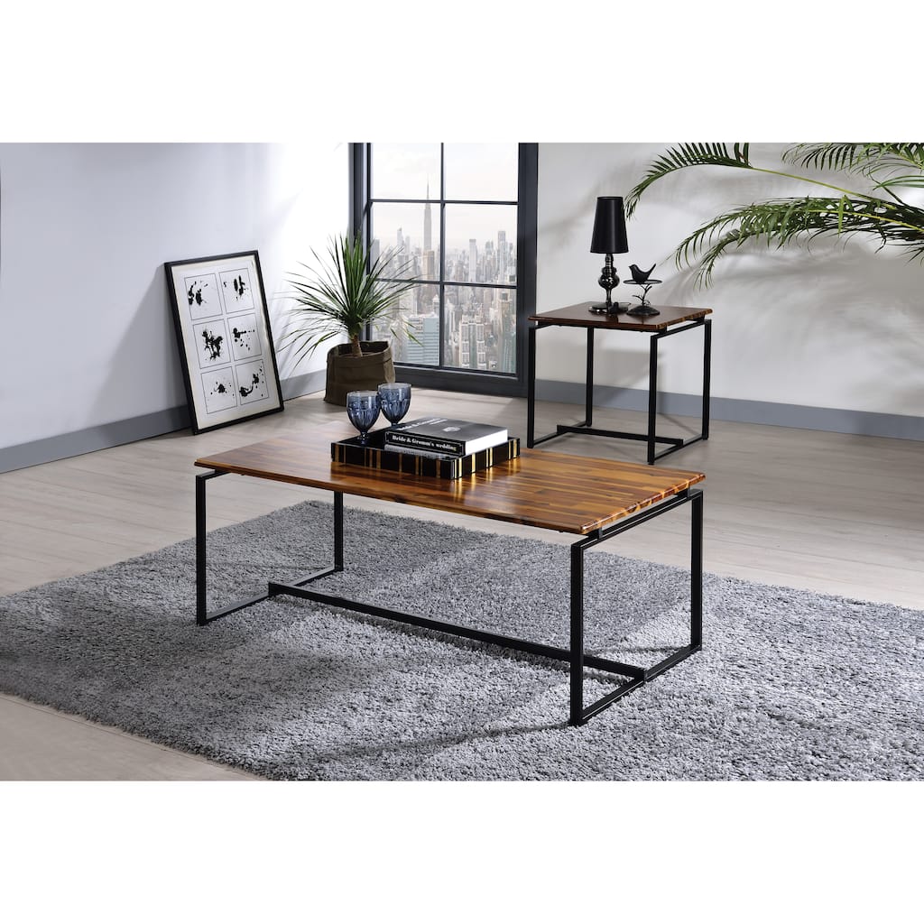 Jurgen 3PCs Oak & Finish Pack Coffee & End Set