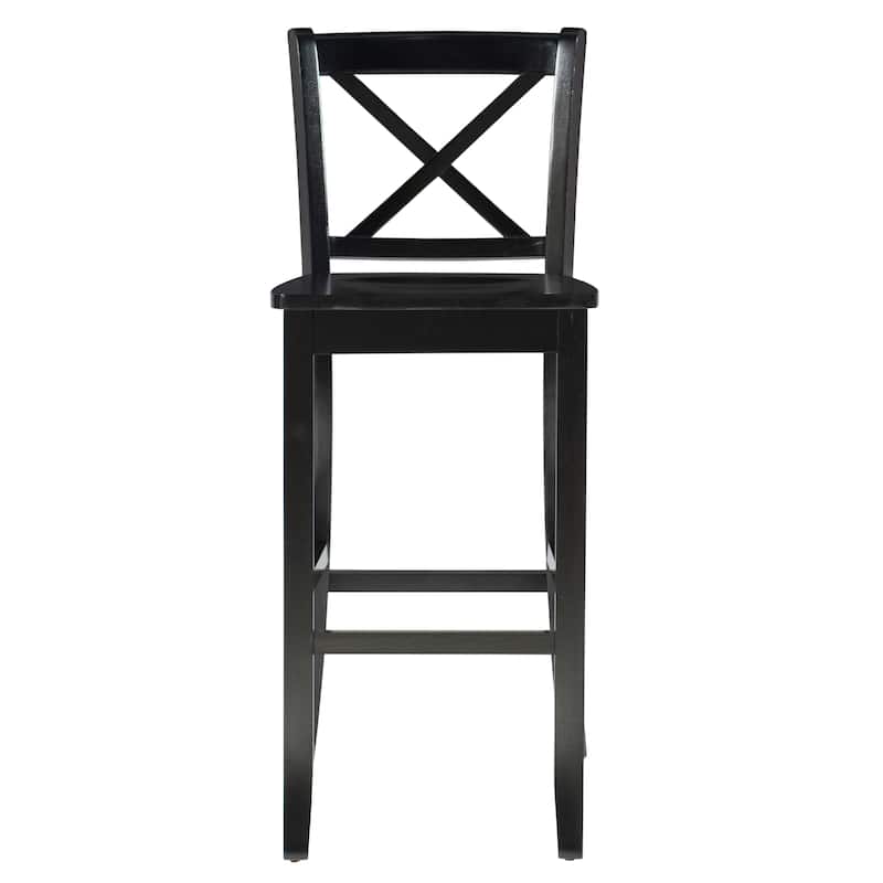 Copper Grove Frunza Wooden 30-inch X-back Bar Stool