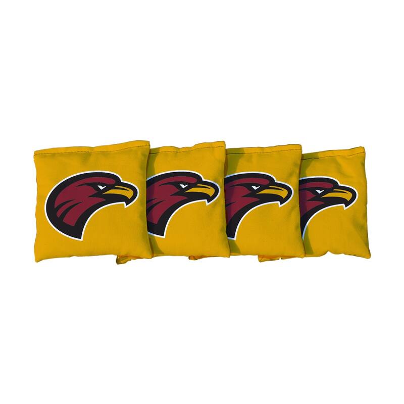 Louisiana Monroe Warhawks Yellow Cornhole Bags - All-Weather Resin Filled
